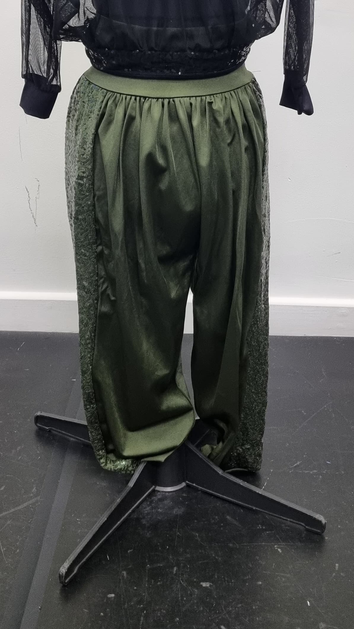 1st Position Dark Green Hareem Pants 