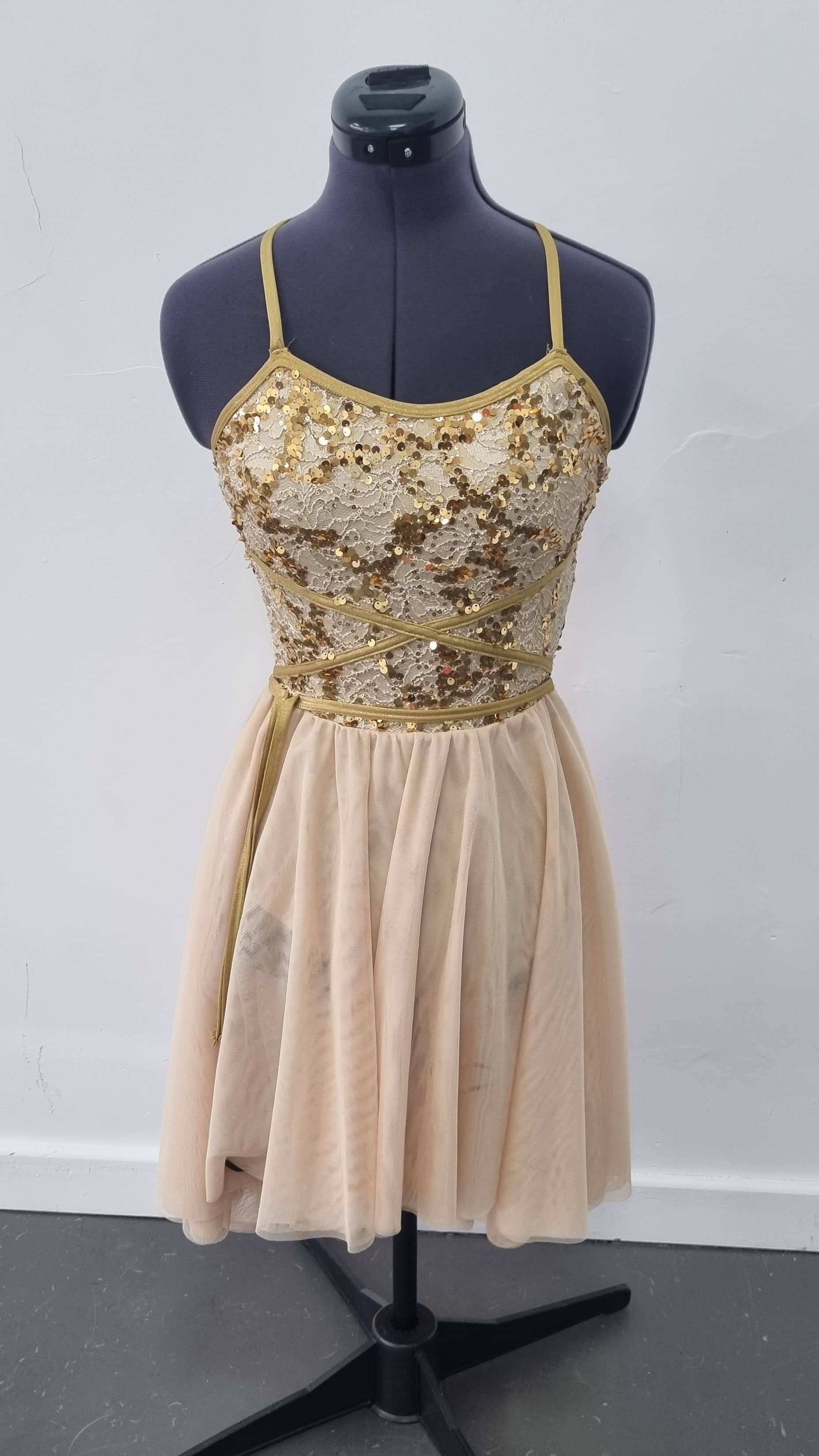 1st Position La Bayadere Gold Dress