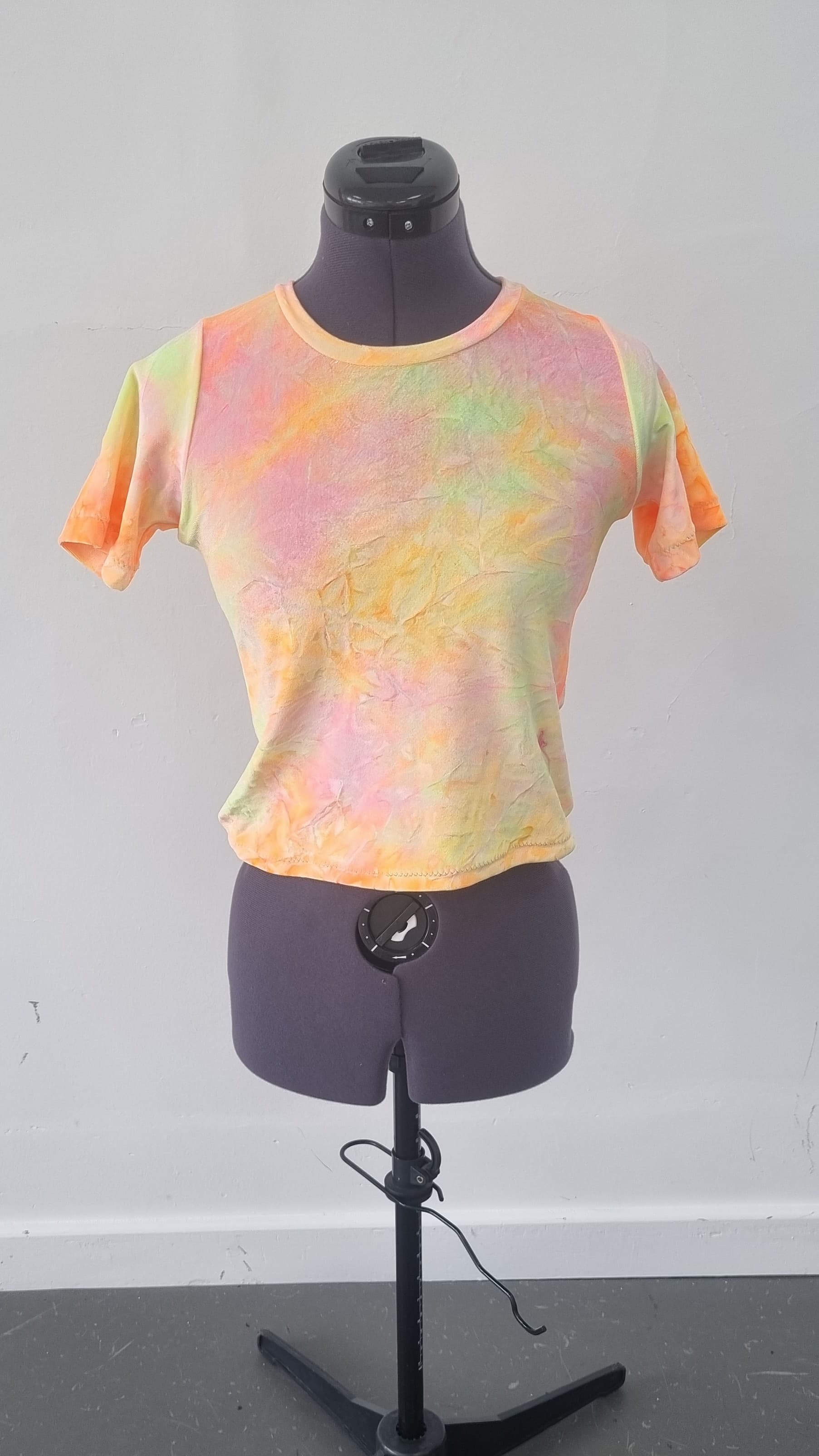 Yellow & Pink Tie Dye Top