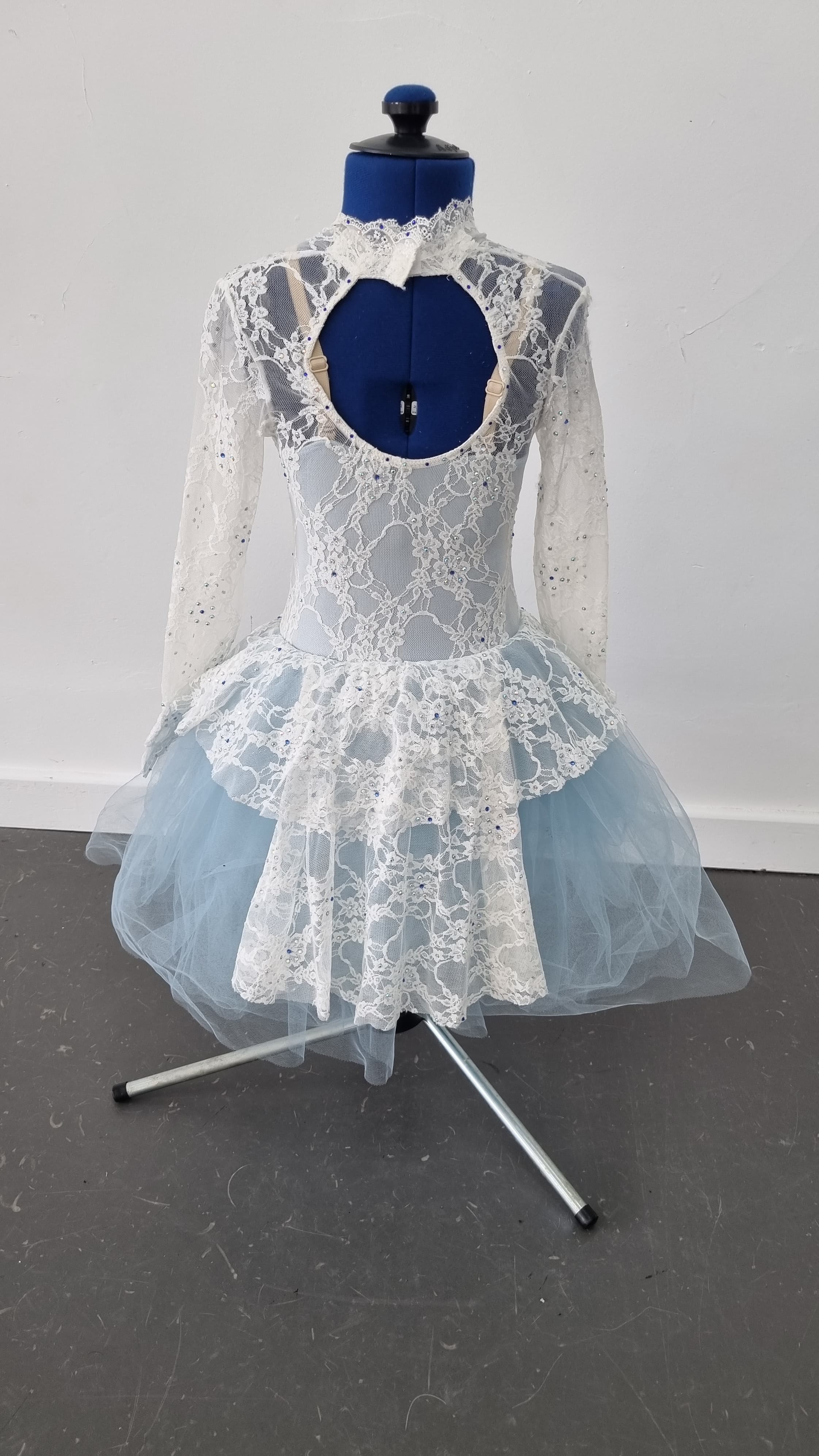 Lace Blue Romantic Tutu thumbnail 3