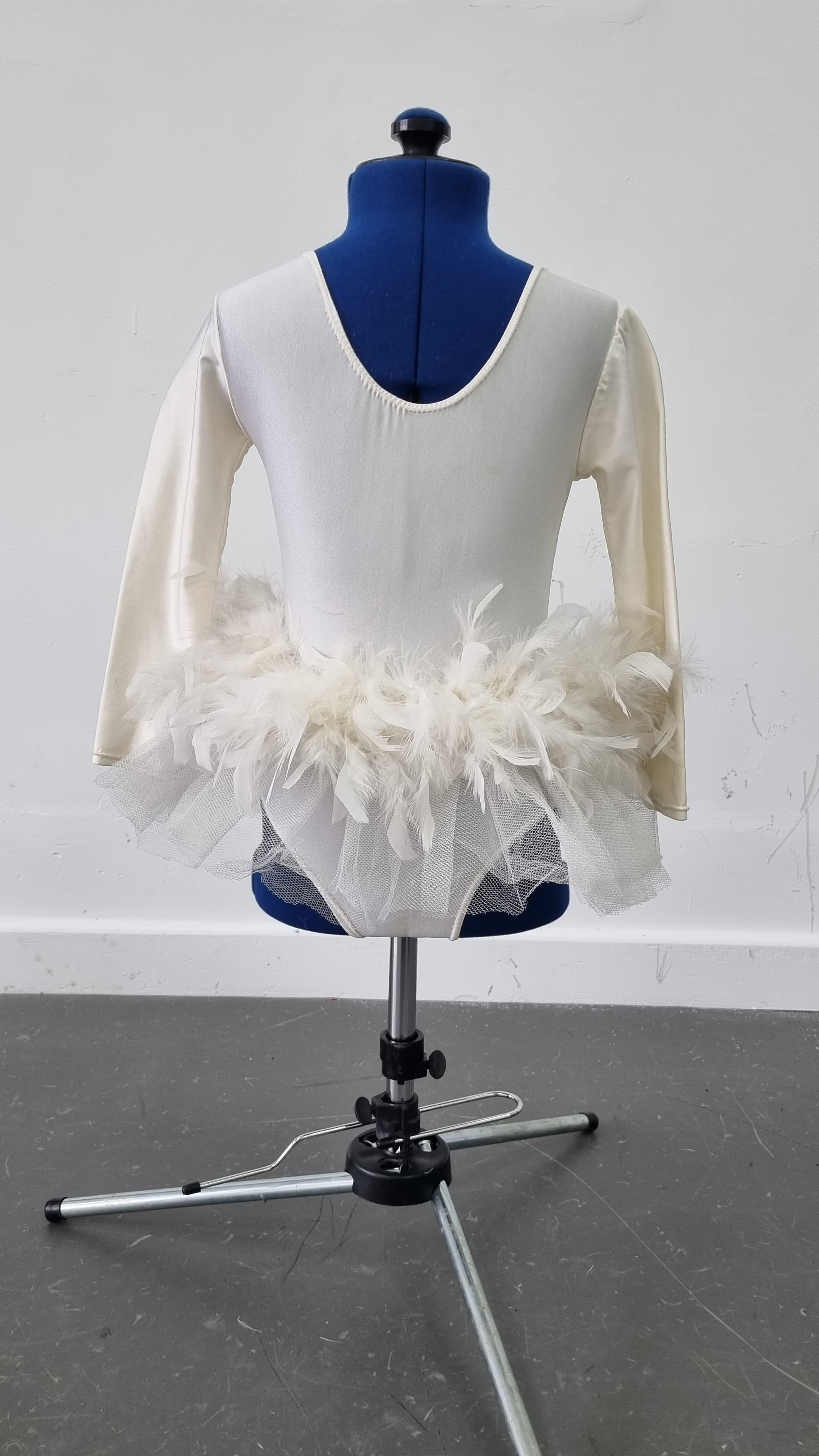 Feather Cream Leotard