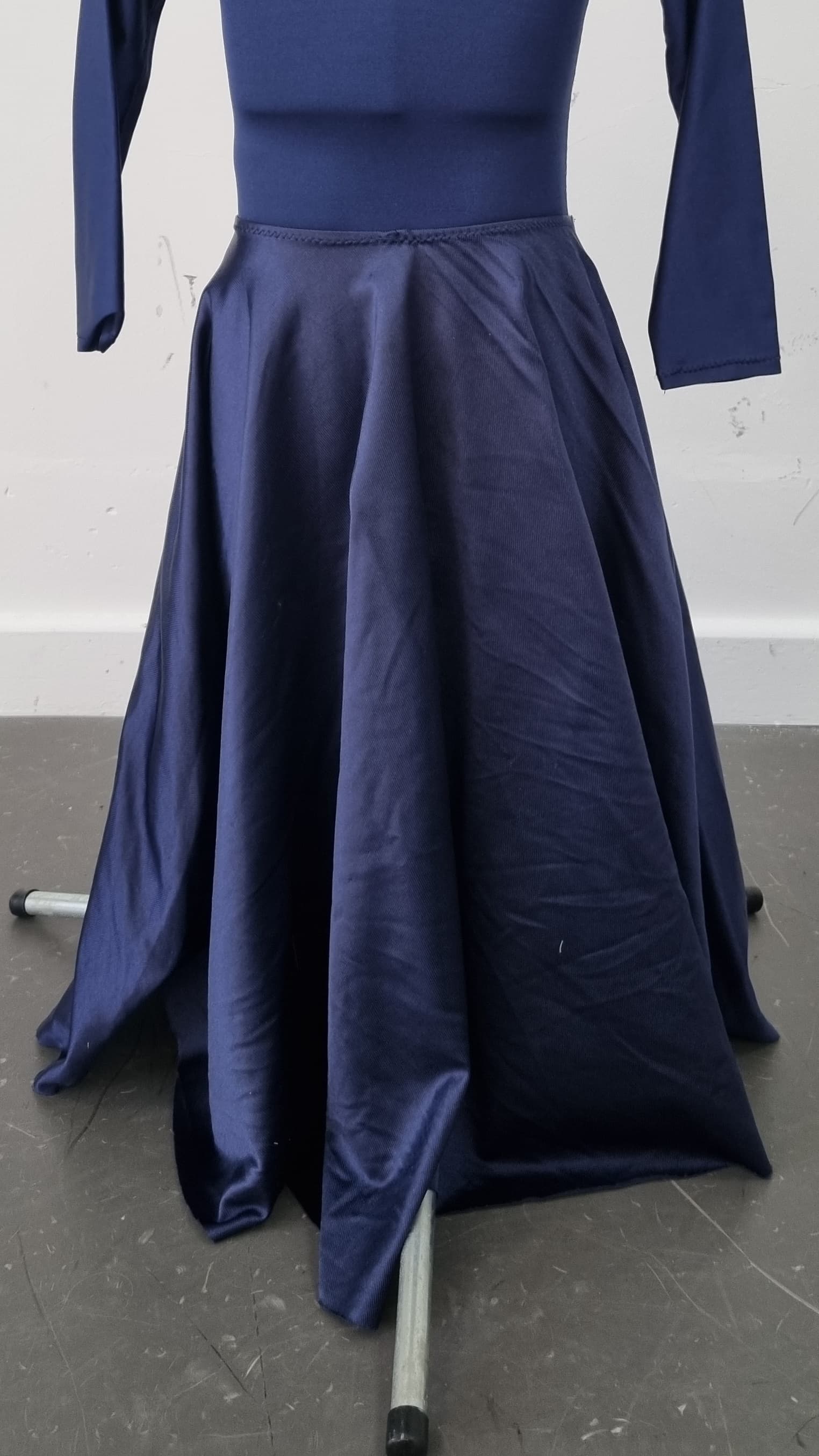 Navy Circle Skirt
