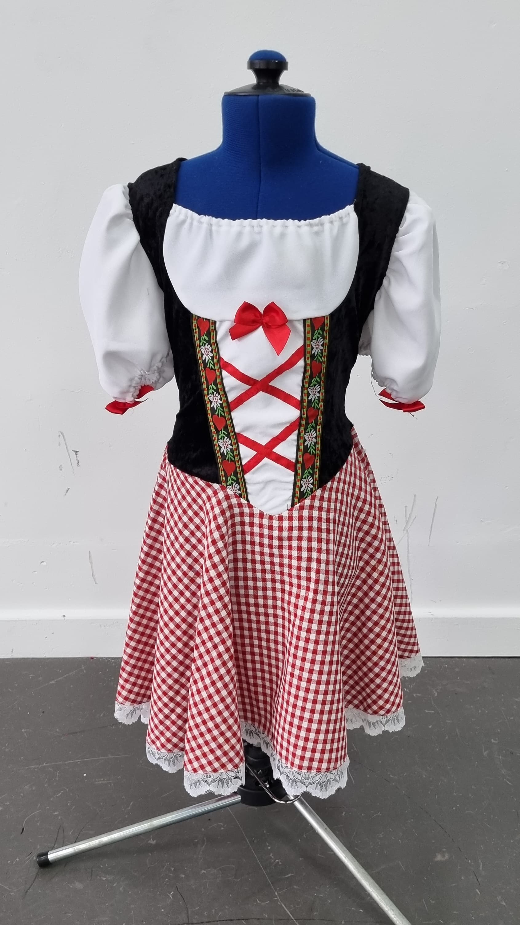 1st Position Red Gingham Dress thumbnail 2