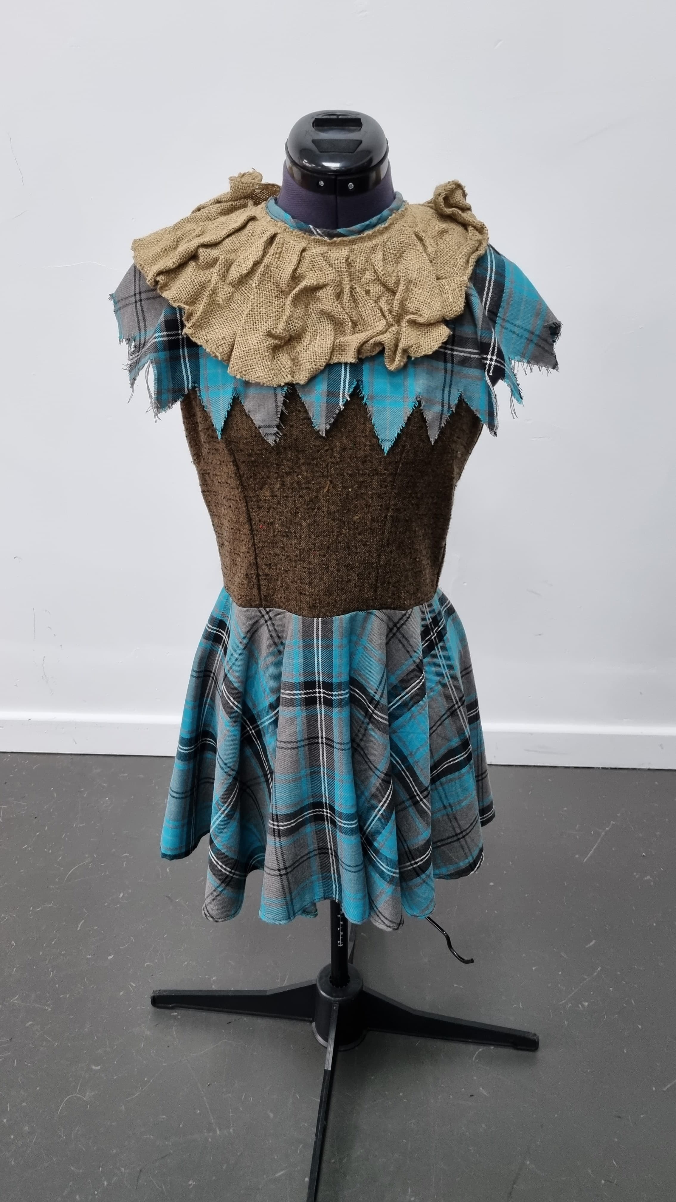 Scarecrow Checked Dress (Pink & Blue)