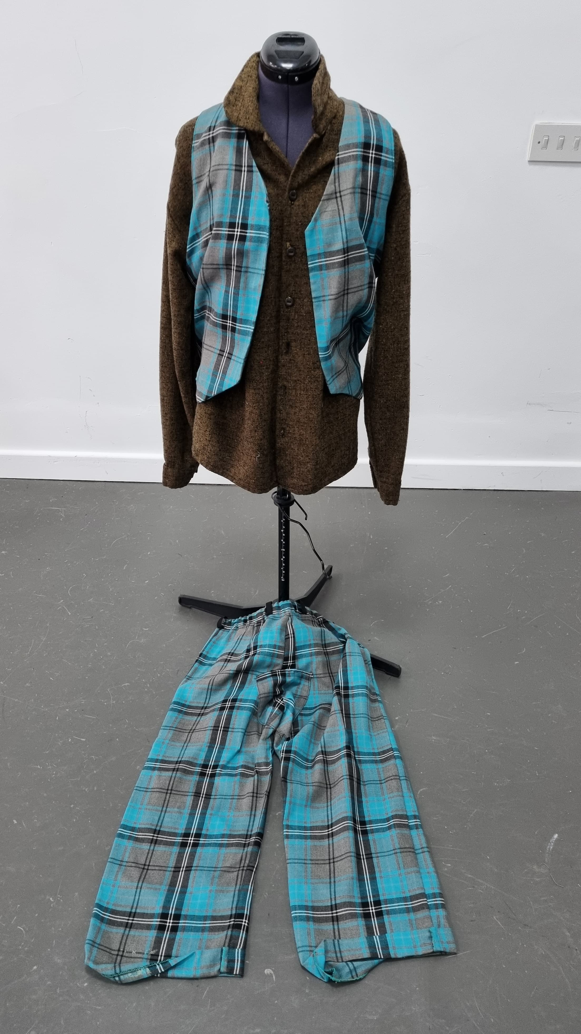 Scarecrow Checked Trousers and Waistcoat