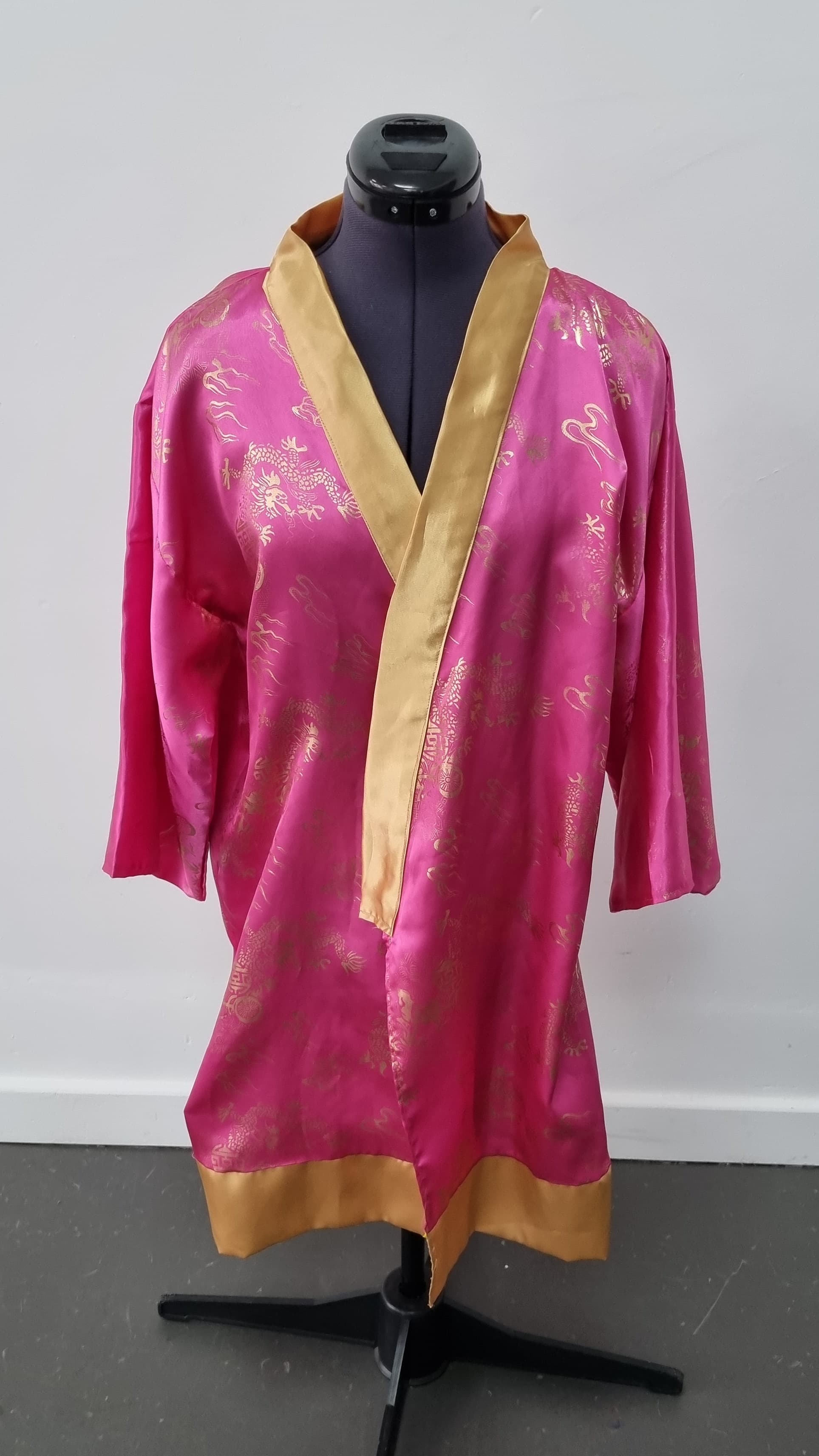 Japanese Kimono Jacket (Blue & Pink) thumbnail 2