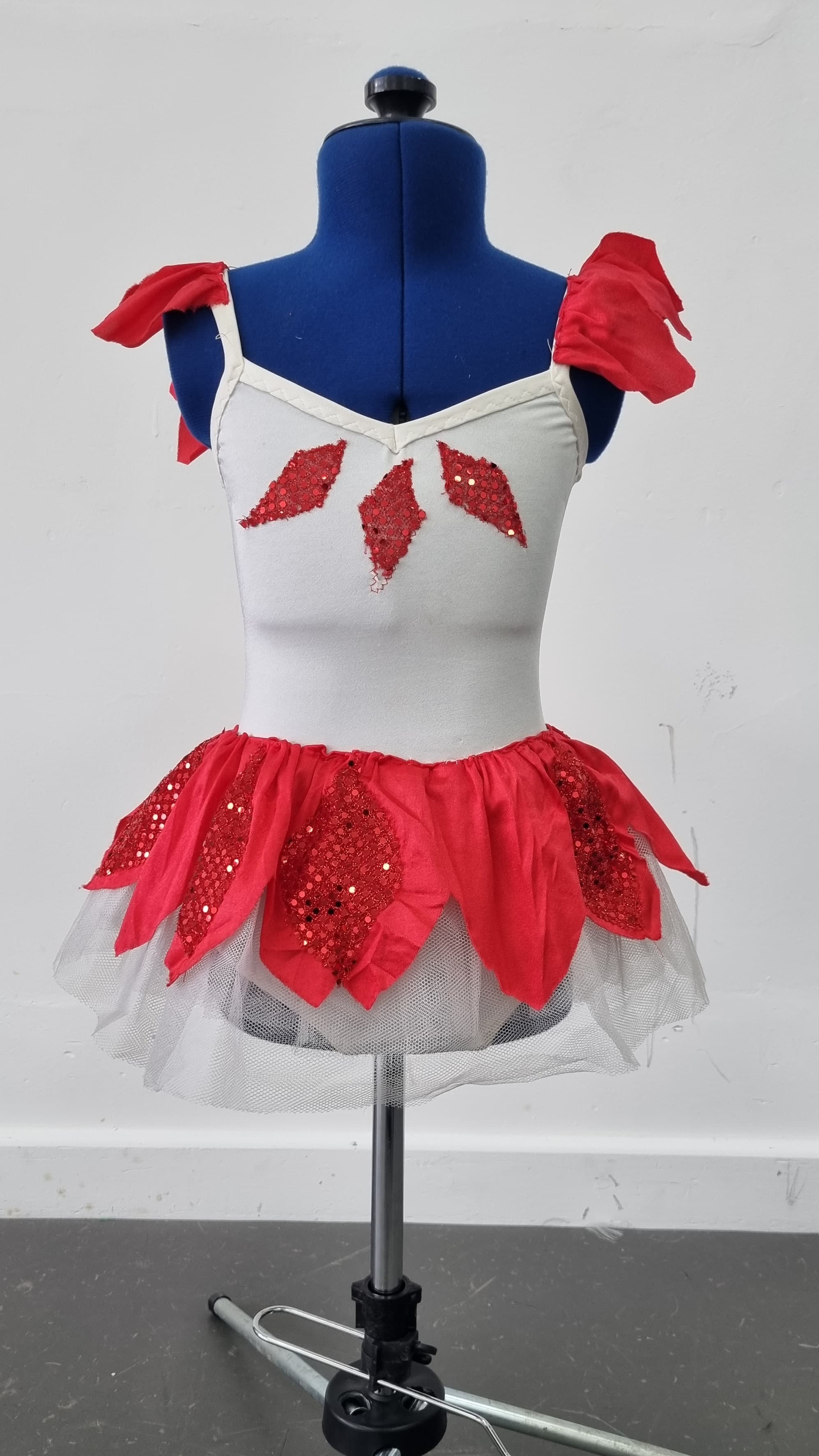 Diamond White Tutu (Red, Green & Blue)