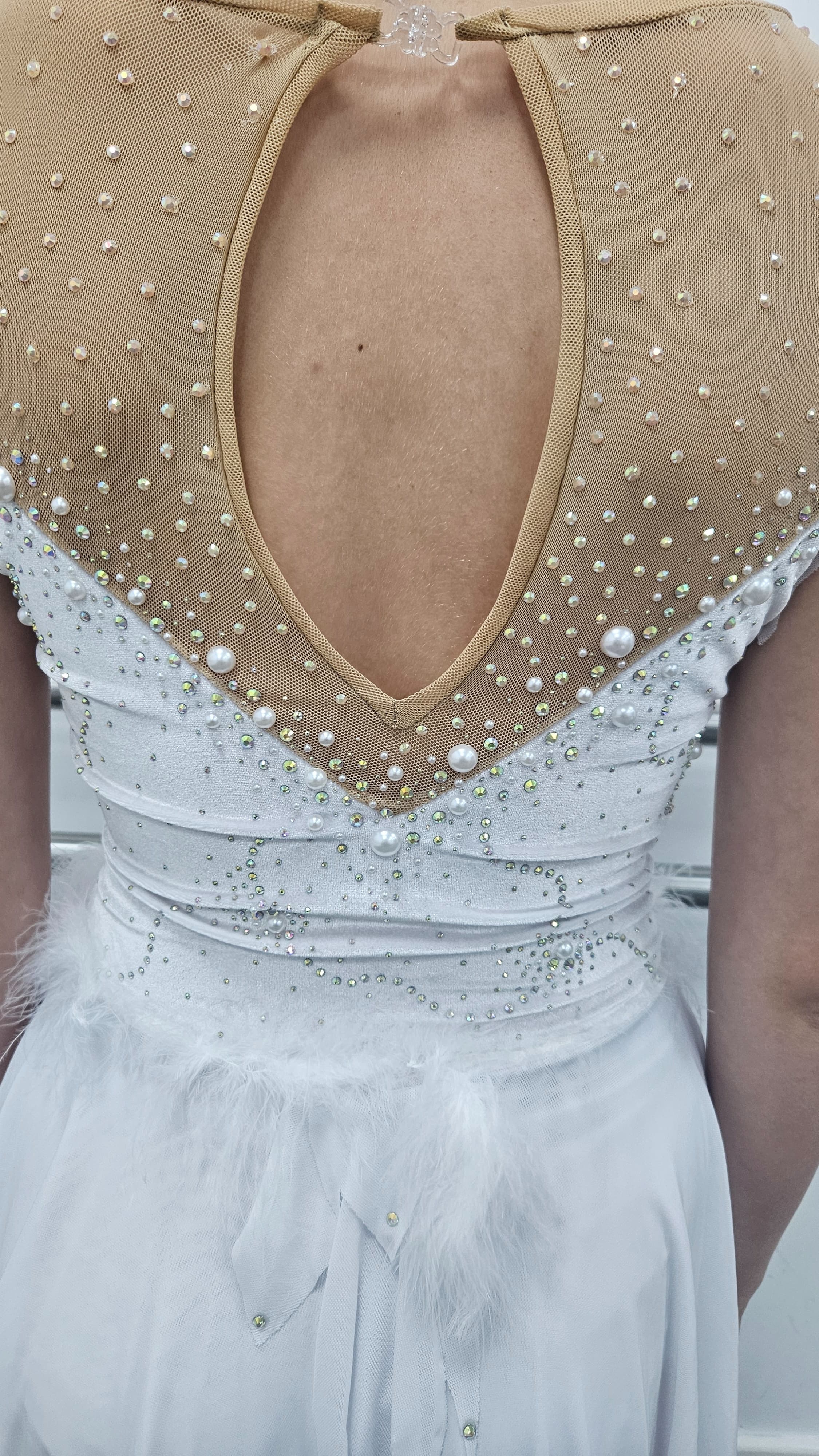 Tears of an Angel White Feather Dress thumbnail 4