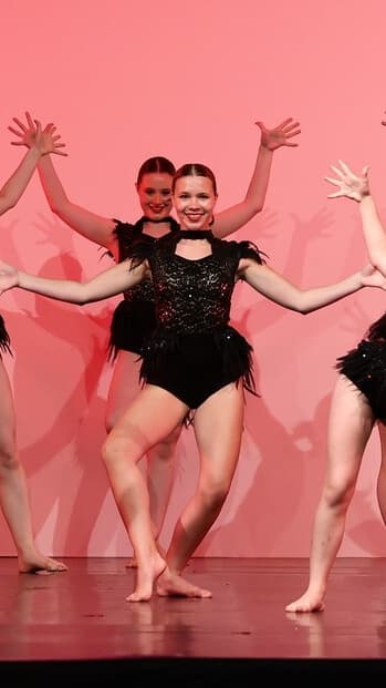 1st Position Black Feather Unitard