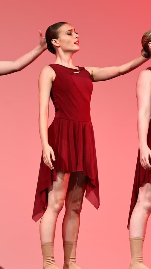 Revolution Drape Maroon Dress