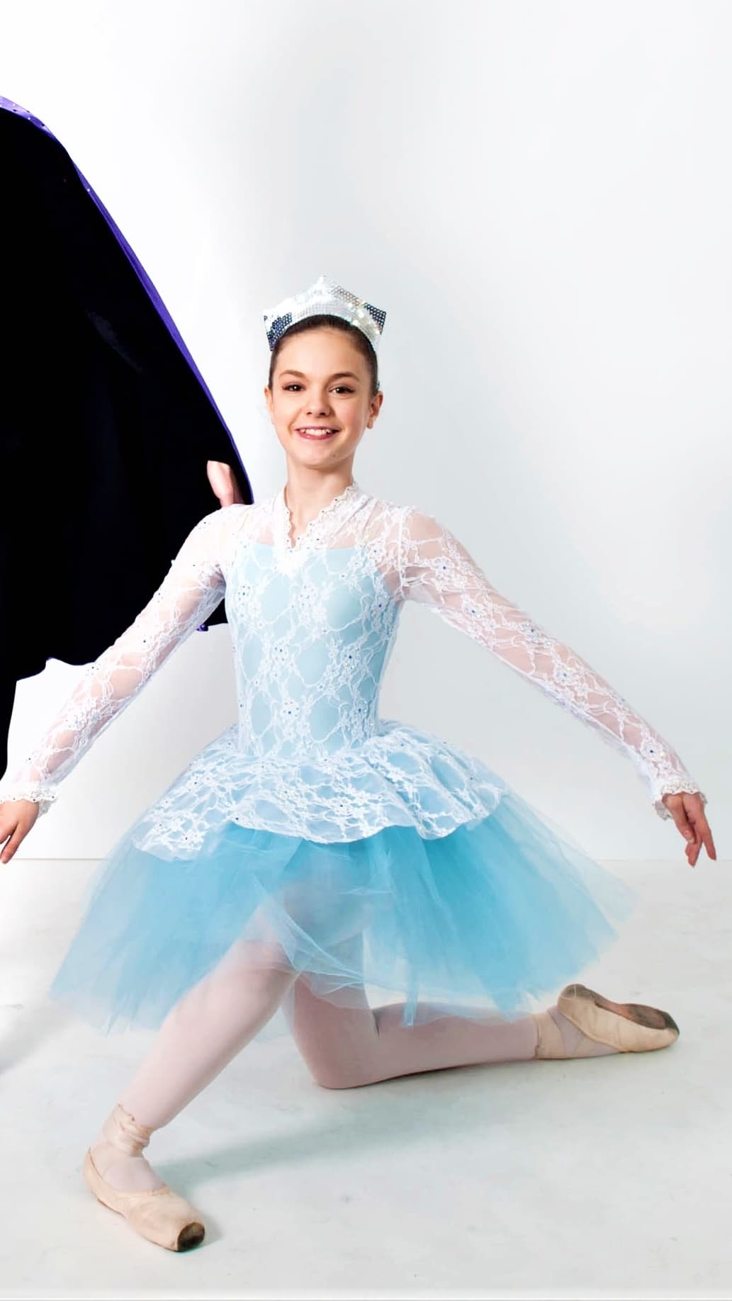 Lace Blue Romantic Tutu