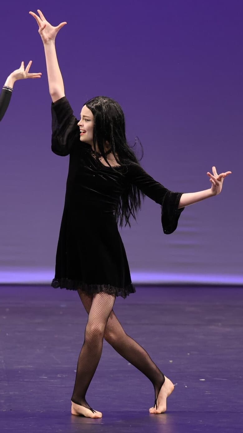 Addams Family Morticia Black Dress
