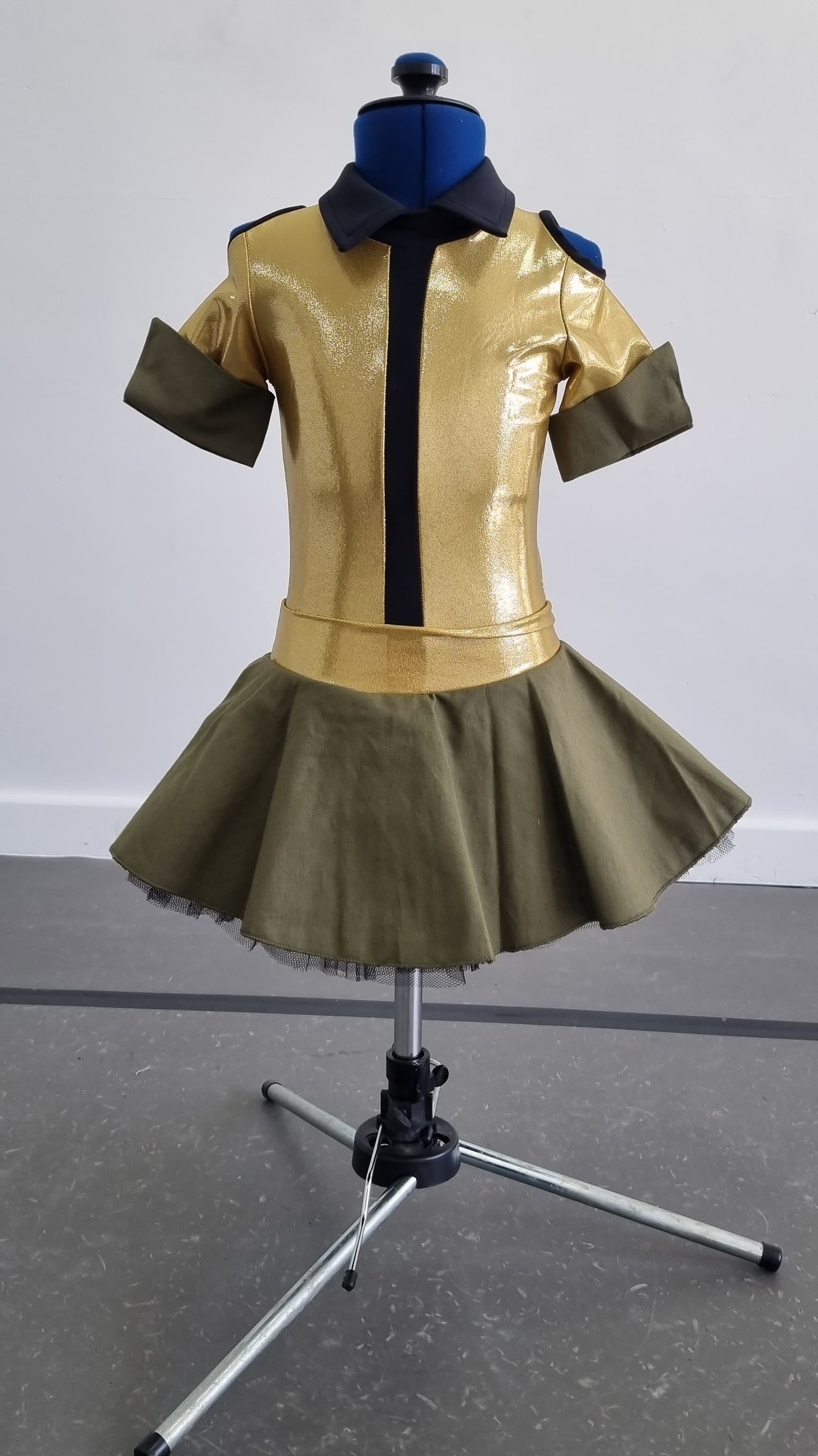 Revolution Army Gold Dress