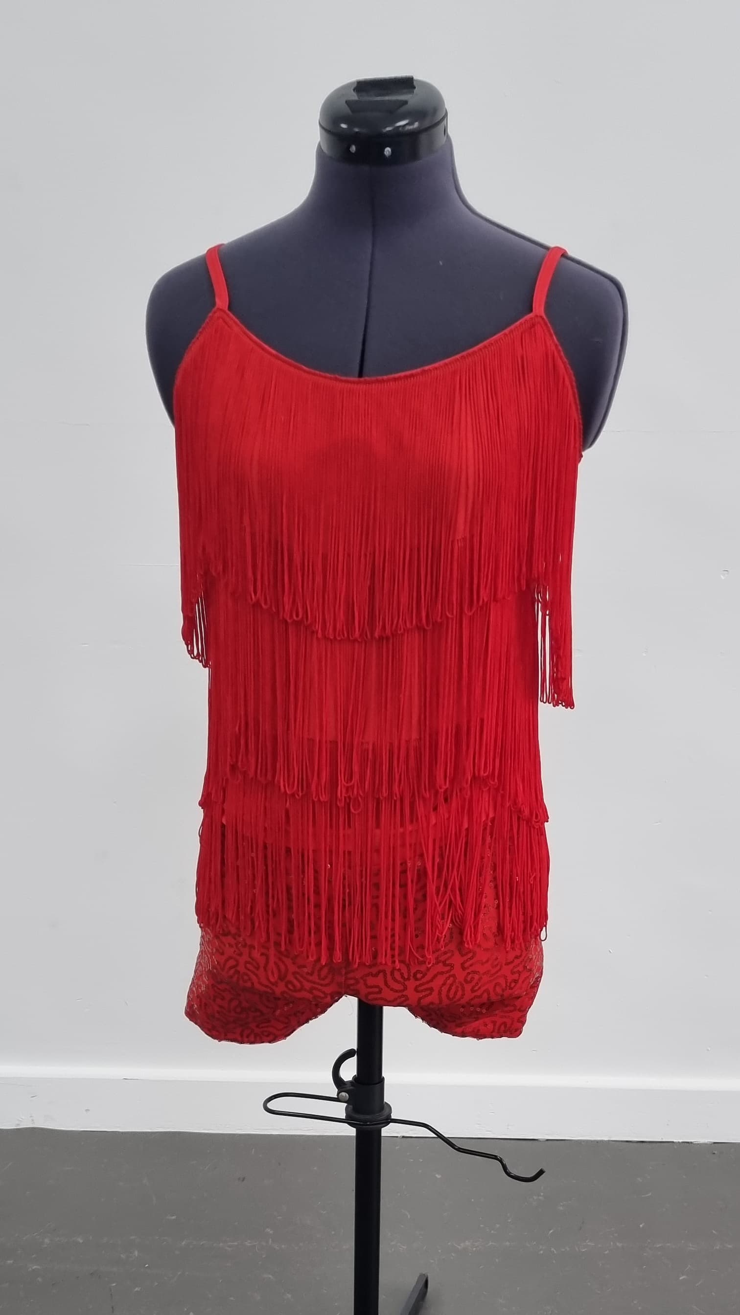IDS Tassel Top and Shorts Set (Red & Blue)