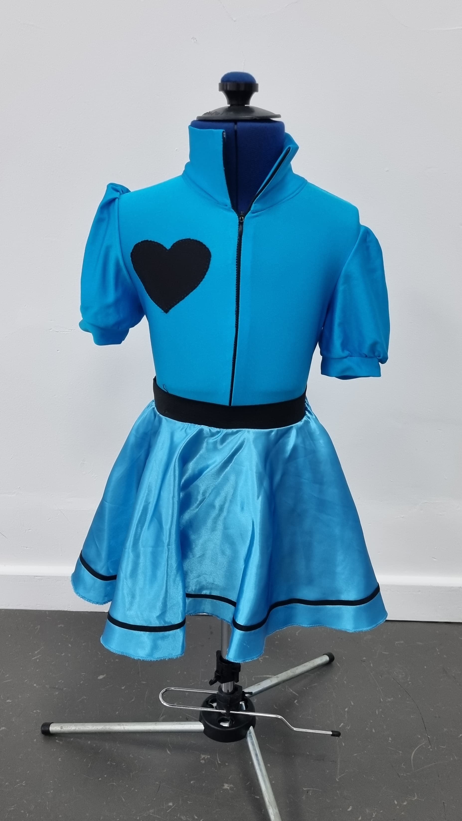 Rock n Roll Satin Skirt, Leotard & Jacket Set