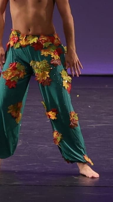 Wild Party Green Leaf Trousers